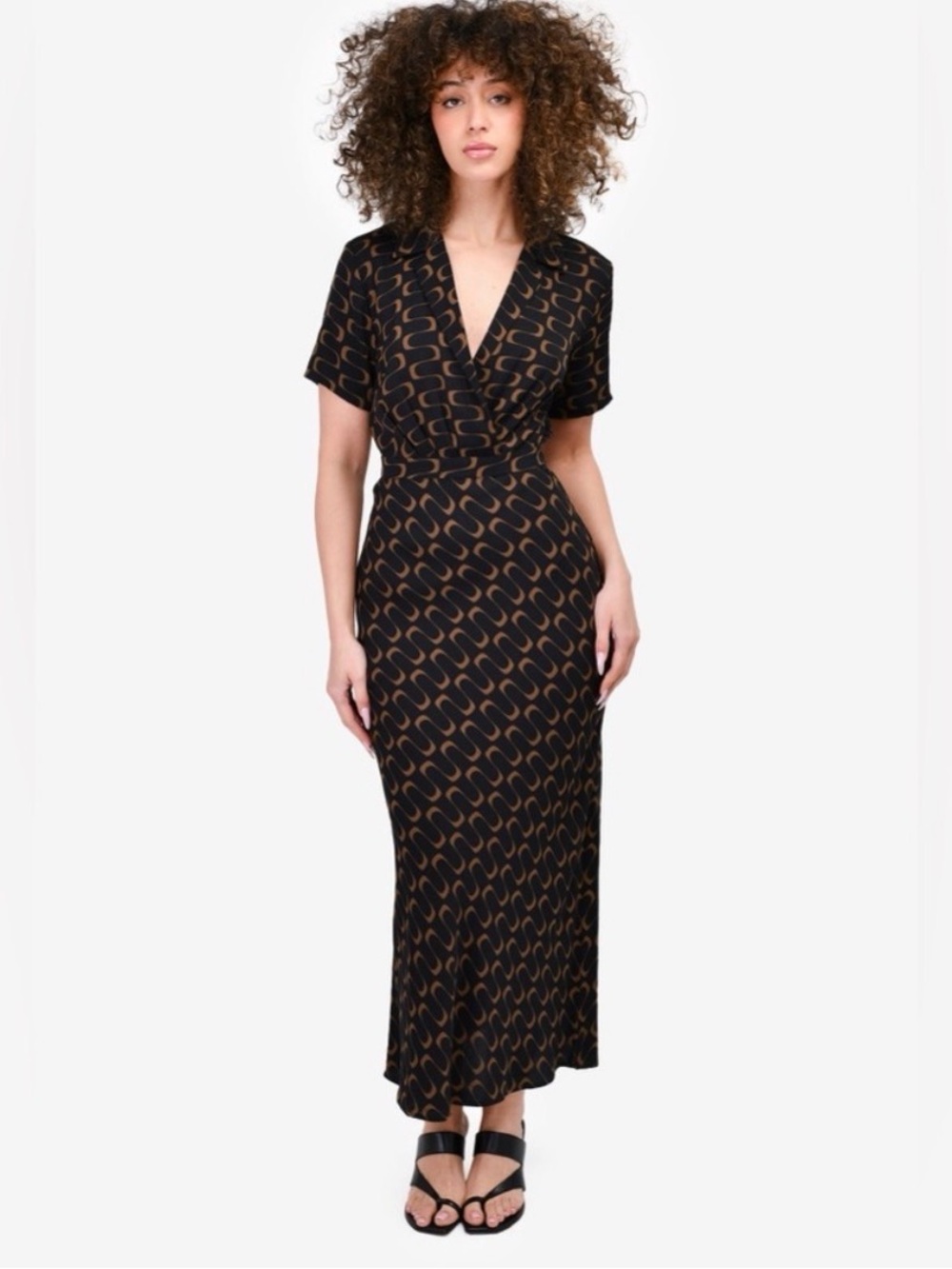 Reformation Danika Midi Dress in Linguine Size Large NWT cocktail